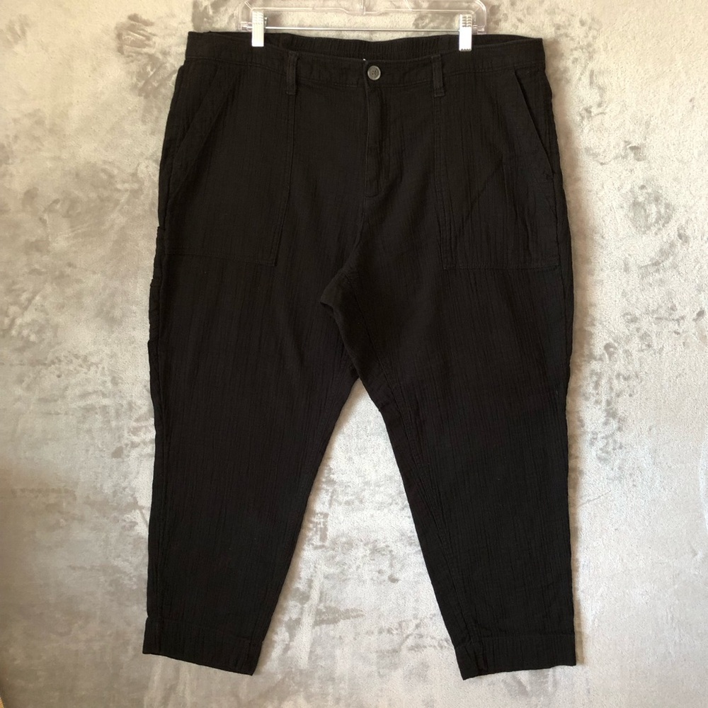 Slouchy Tapered Cotton Pants Size 18 Casual Everyday Old‎ Navy